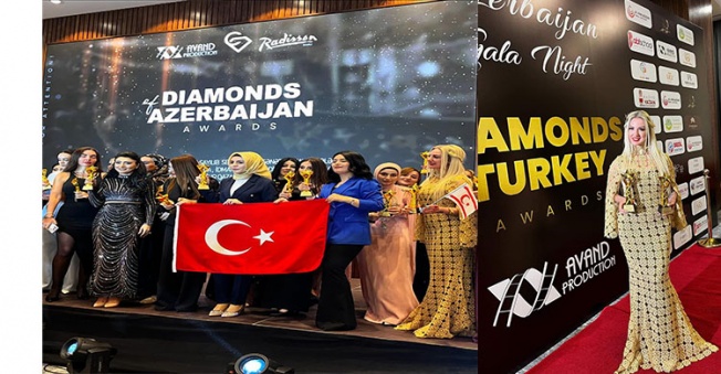 Ayşe Karaca, Azerbaycan'dan ödül aldı Ayşe Karaca, Azerbaycan'dan ödül aldı