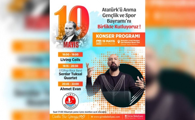 Girne’de pazar günü Ramadan Cemil Meydanı’nda 19 Mayıs etkinlikleri var