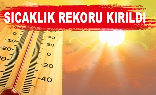 49 yılın sıcaklık rekoru bugün Güzelyurt bölgesinde kırıldı!