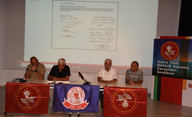 El-Sen, KTMMOB, MMO, Türk-Sen, basın toplantısı düzenledi