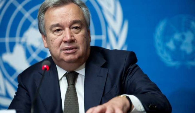 Guterres, Kıbrıs konusundaki kararlılığını Yunan Başbakan'a iletti...