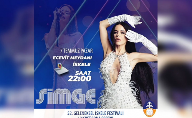 Simge Sağın, 52. Geleneksel İskele Festivali'nde... Simge Sağın, 52. Geleneksel İskele Festivali'nde...