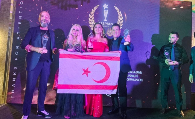 6. Caspian Awards töreninde KKTC sanatçılarına ödül