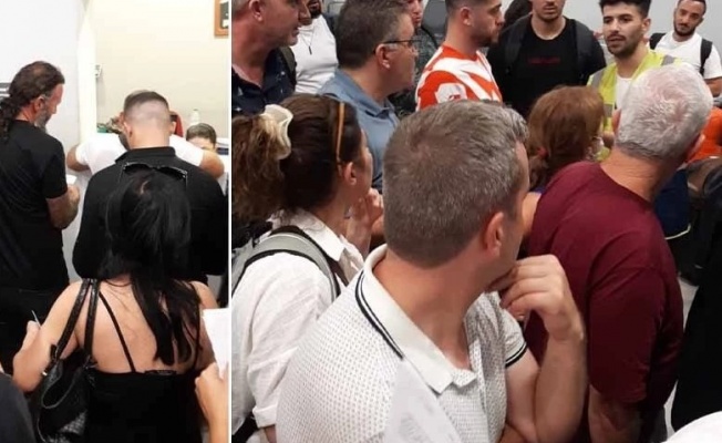 Ercan’da bavul krizi