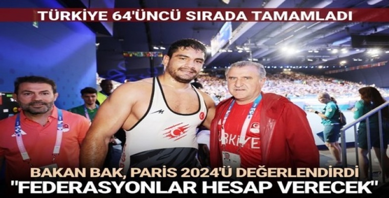 Onca imkan ve kaynak sağlandı: Türkiye madalya sıralamasında 64'üncü oldu