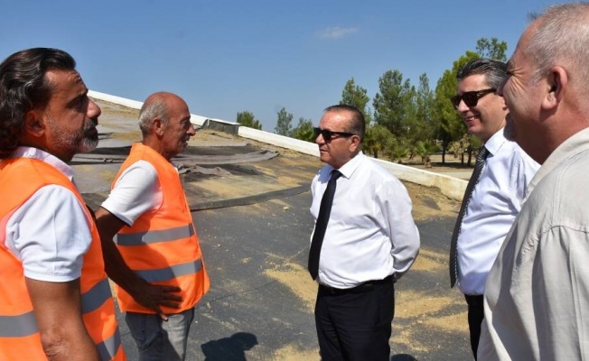 Ataoğlu, Denktaş Anıt Mezarı’nı inceledi: İlk etap 15 Kasım’a hazır olacak