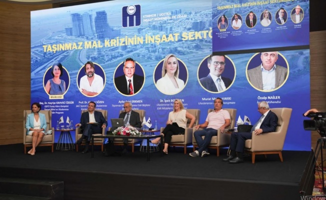 İMO, “Taşınmaz Mal Krizinin İnşaat Sektörüne Etkisi” konulu panel düzenledi
