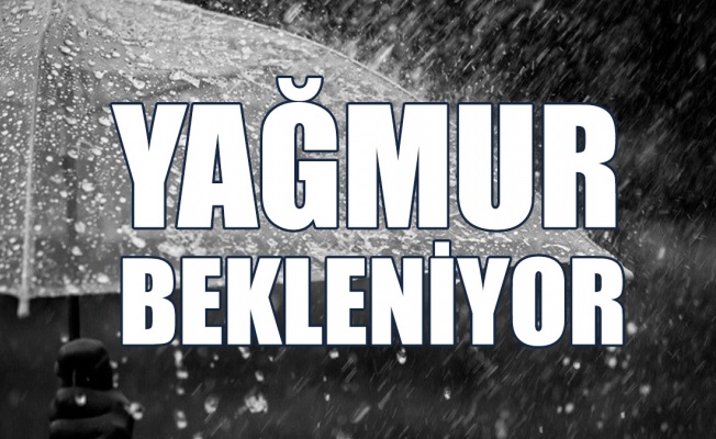 Öğle saatlerinde yer yer sağanak yağmur bekleniyor
