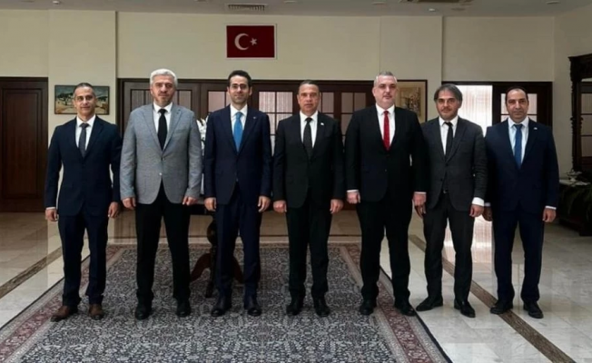 TC Lefkoşa Büyükelçisi Serim, Dijital Dönüşüm Ofisi yetkilileriyle görüştü