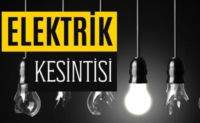 Bazı bölgelere elektrik verilemiyor