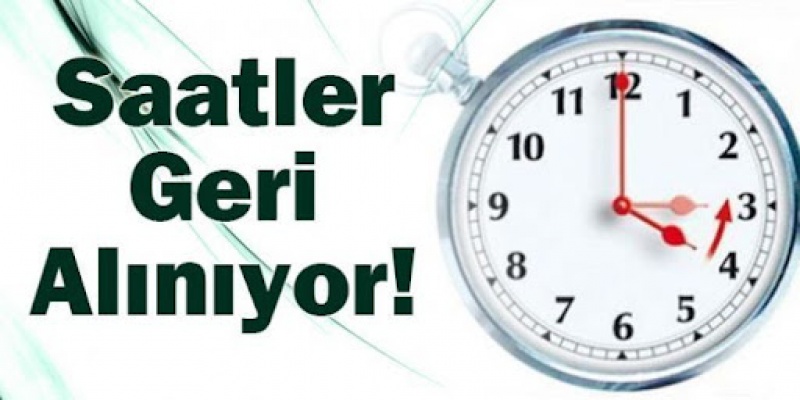 Yaz saati uygulaması 27 Ekim’de sona eriyor