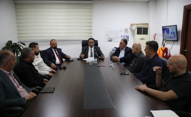BAKAN GARDİYANOĞLU ÖZGÜR İŞ İNSANLARI DERNEĞİ YETKİLİLERİNİ KABUL ETTİ BAKAN GARDİYANOĞLU ÖZGÜR İŞ İNSANLARI DERNEĞİ YETKİLİLERİNİ KABUL ETTİ