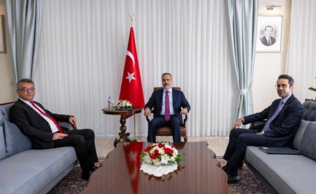 Hakan Fidan, Tufan Erhürman’ı kabul etti Hakan Fidan, Tufan Erhürman’ı kabul etti