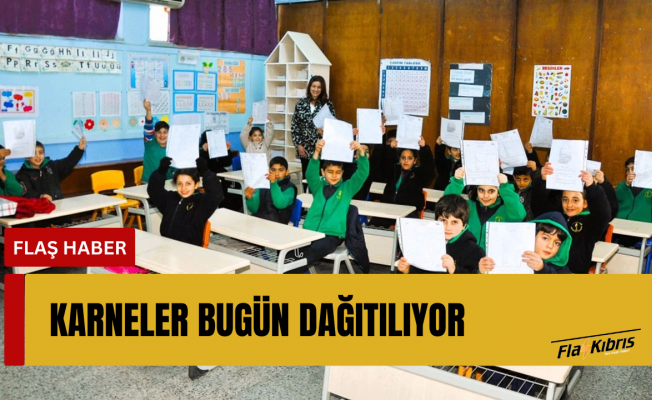 İlk ve orta dereceli okullarda karne zili bugün çalacak