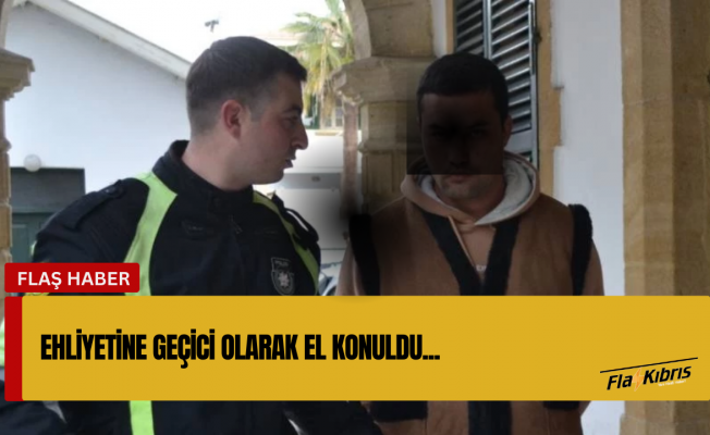 Alkollü olduğu tespit edilen sürücü, cezayı ödemedi