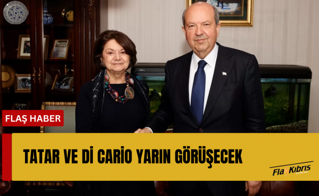 Cumhurbaşkanı Ersin Tatar, BM Genel Sekreter Yardımcısı Di Carlo’yu yarın sabah kabul edecek