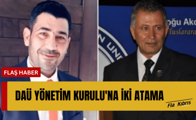 DAÜ Vakıf Yöneticiler Kurulu'na iki yeni isim atandı