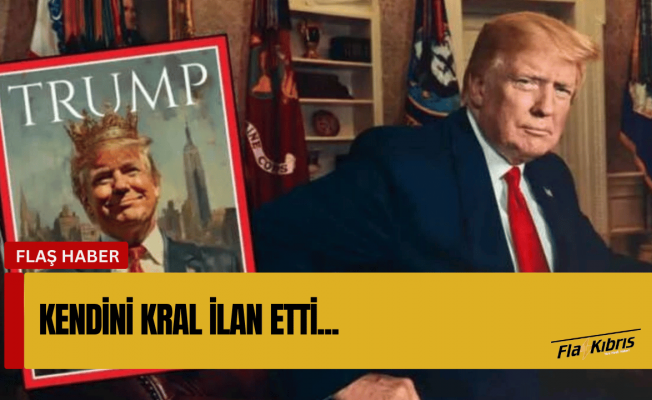 Dünya Donald Trump kendisini ABD’nin kralı ilan etti: Beyaz Saray paylaştı