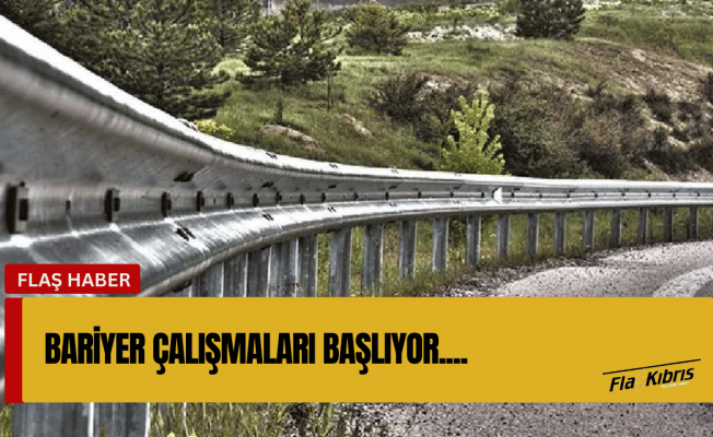Gönyeli Alayköy Belediyesi, Lefkoşa-Güzelyurt ana yolunda bariyer çalışmalarına başlıyor