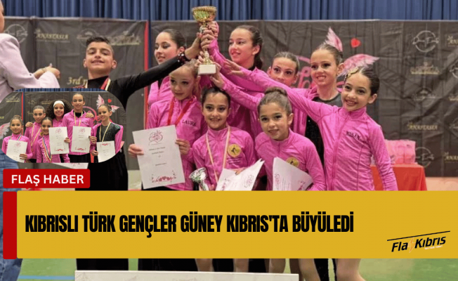 Kıbrıslı Türk Gençler Güney Kıbrıs'ta dans ve drama şovuyla büyüledi