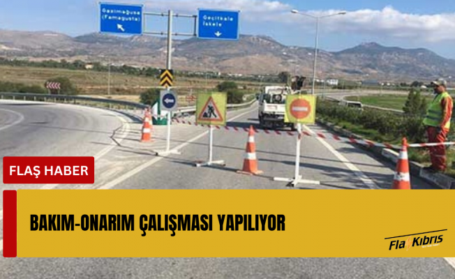 Yonca Kavşağı ile İskele arasındaki ana yolda bakım-onarım çalışması yapılacak