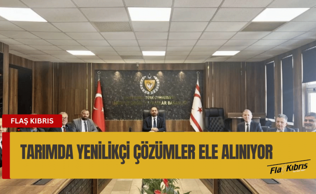 Bakan Çavuş, KKTC İTÜ yetkilileriyle görüştü