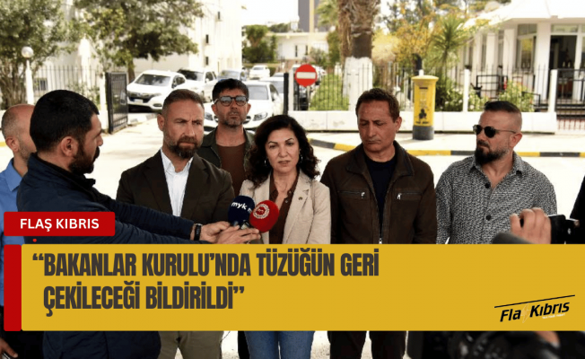 Görüşme tamamlandı: Tüzük, bugünkü Bakanlar Kurulu’nda geri çekilecek