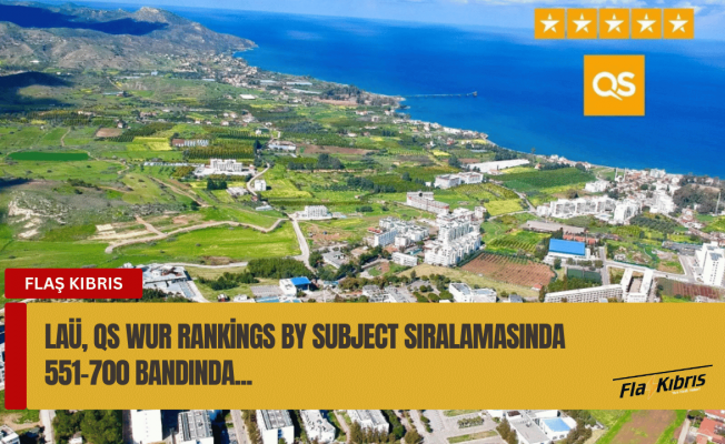 LAÜ, QS WUR Rankings by Subject sıralamasında 551-700 bandında