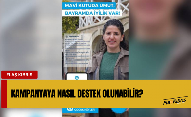 SOS Çocukköyü Derneği, Ramazan kampanyasında mavi kutuları sembol olarak kullanıyor