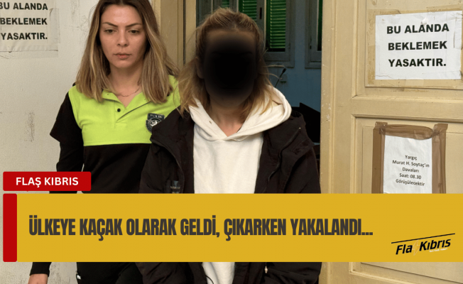 Tır dorsesinde adaya geldi Lliman'dan çıkarken yakalandı... Tır dorsesinde adaya geldi Lliman'dan çıkarken yakalandı...