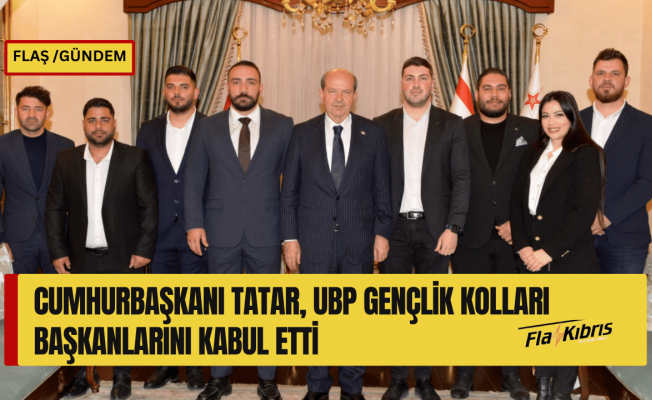 Cumhurbaşkanı Tatar, UBP Gençlik Kolları başkanlarını kabul etti