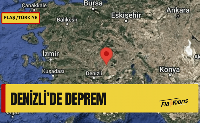 Denizli'de 3,9 büyüklüğünde deprem
