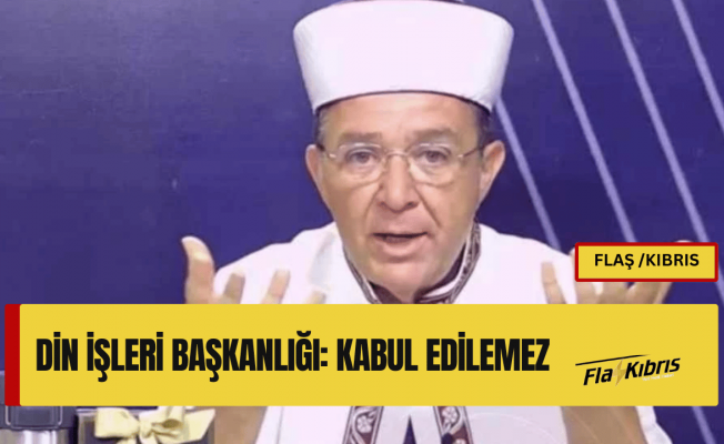Din İşleri Başkanlığı'ndan İncirli'ye: Cübbe ve sarığın mizah adı altında küçümsenmesi kabul edilemez