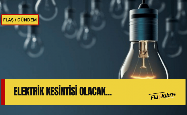 Elektrik kesintisi var