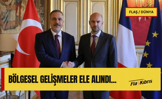 Fidan, Fransız mevkidaşı Barrot ile Paris'te görüştü
