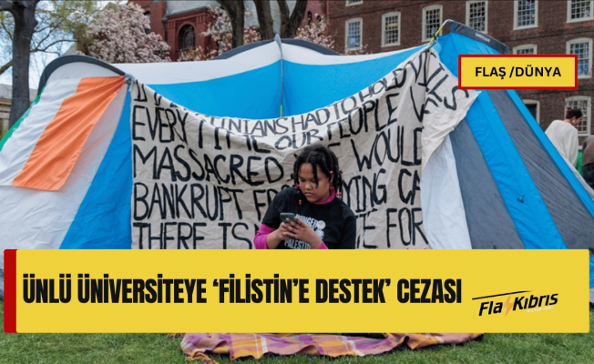 Filistin'e destek gösterisi düzenleyen üniversitenin 510 milyon dolarlık desteği durdurulabilir