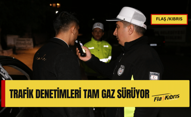 Girne’deki trafik denetimlerinde 28 sürücü rapor edildi