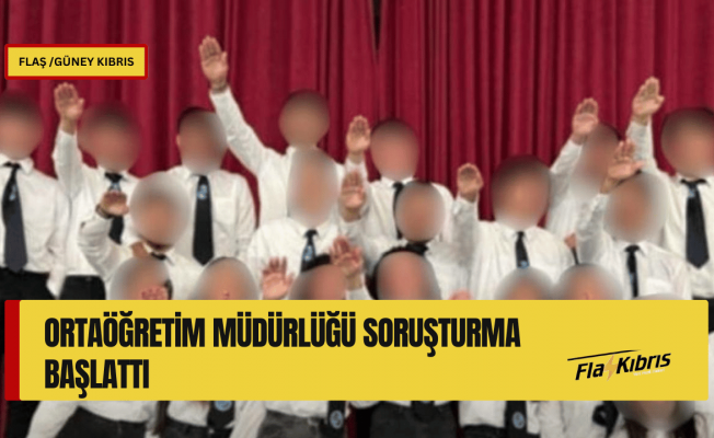 Güney Kıbrıs Rum Yönetimi'ndeki bir lisede Nazi selamı