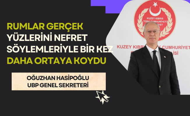 Hasipoğlu'ndan Papaza ve Hristolides'e tokat gibi yanıt