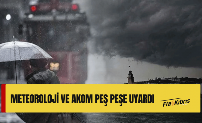 İstanbul'da sağanak ve fırtına etkili oluyor