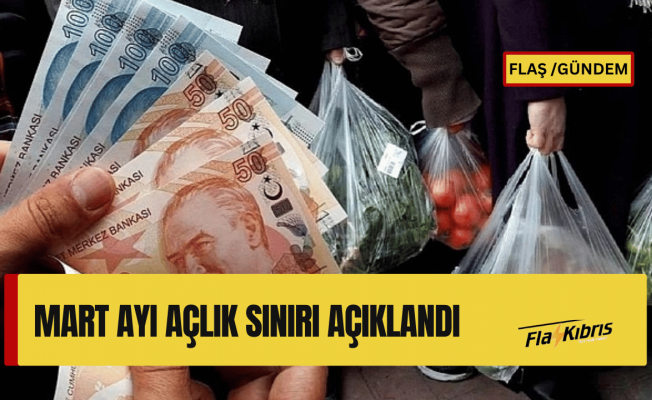 KTAMS, Mart ayı açlık sınırı açıklandı KTAMS, Mart ayı açlık sınırı açıklandı
