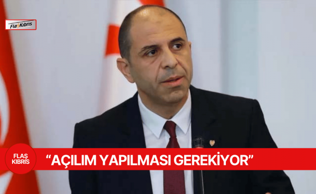 Özersay: Kıbrıs Türk tarafına açılım yapılması gerekiyor