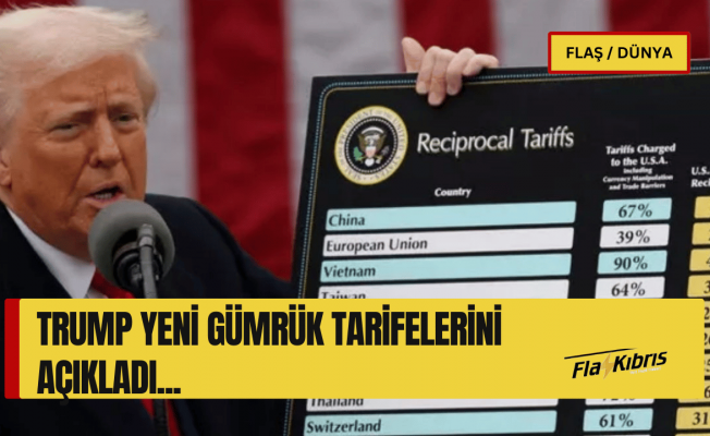 Trump merakla beklenen yeni gümrük tarifelerini açıkladı