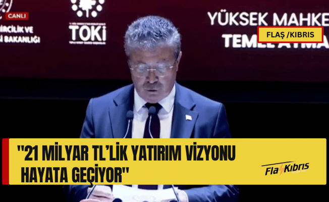 Ünal Üstel: "Bu temel, adaletin ve kardeşliğimizin simgesidir"