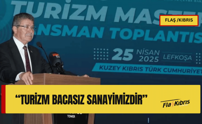 Ünal Üstel, Turizm Master Planı tanıtımında konuştu