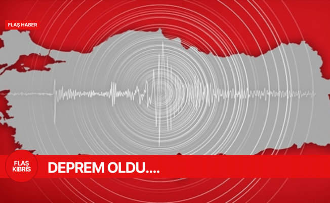 Akdeniz'de 6 büyüklüğünde deprem