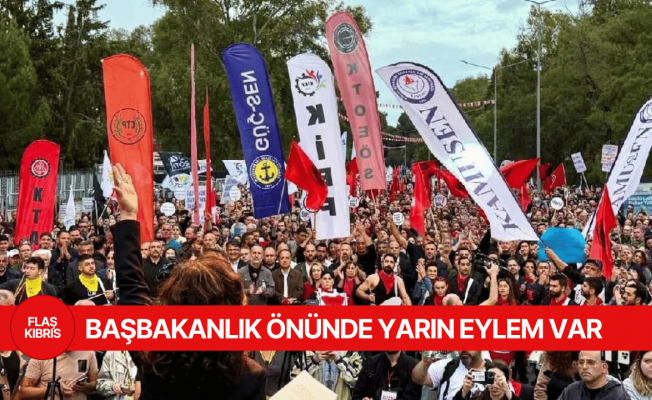 KTOEÖS ve KTÖS, yarın Başbakanlık önünde eylem yapacak