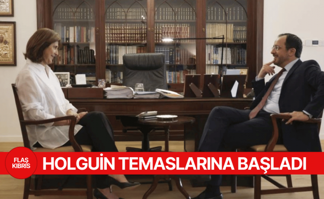 Rum Yönetimi Başkanı Nikos Hristodulidis ile bir araya geldi