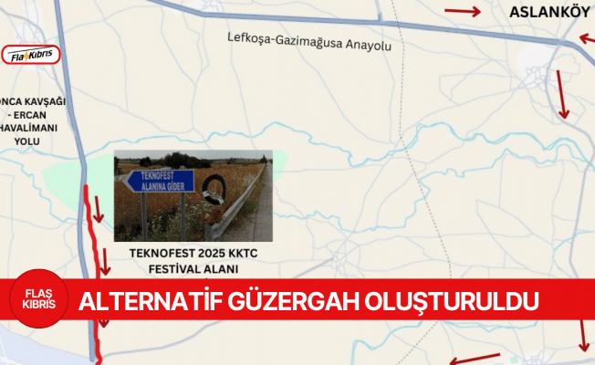 TEKNOFEST 2025 KKTC için alternatif güzergah oluşturuldu