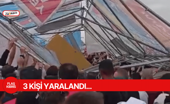 Teknofest’te korkutan kaza, İskele düştü